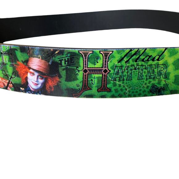 Disney Mad Hatter Leather Belt Men's 40" A Touch of Wonderland - Picture 3 of 8